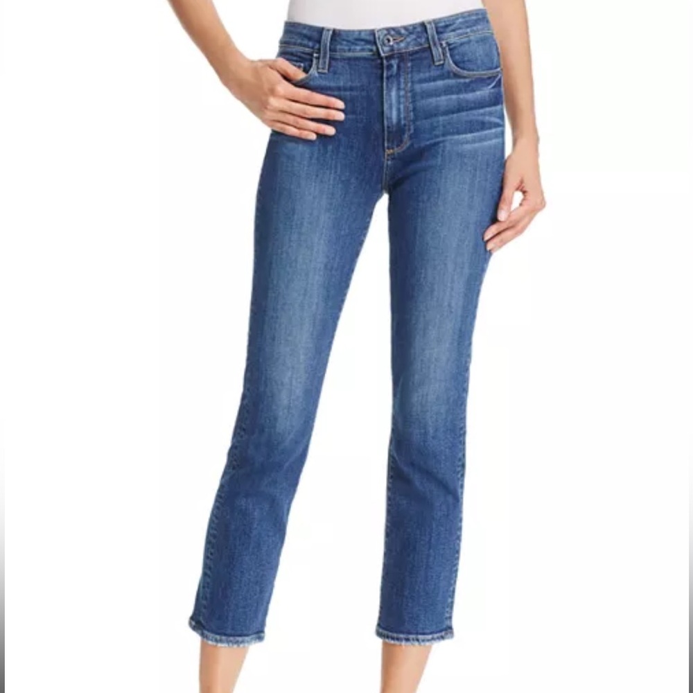 Paige Jacqueline Straight-Leg Jeans